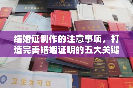 科右前旗结婚证制作的注意事项，打造完美婚姻证明的五大关键点